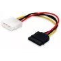 Equip εσωτερικό καλώδιο τροφοδοσίας SATA, Molex (4 ακίδων), SATA 15 ακίδων, 0,15 m, βύσμα αρσενικό, ευθύ, ευθύ