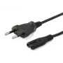 Equip 112161 μαύρο 3 m βύσμα ρεύματος Type C υποδοχή θηλυκή C7