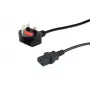 Equip καλώδιο τροφοδοσίας UK, C13 σε BS1363, 5,0 m, ασφάλεια 10 A
