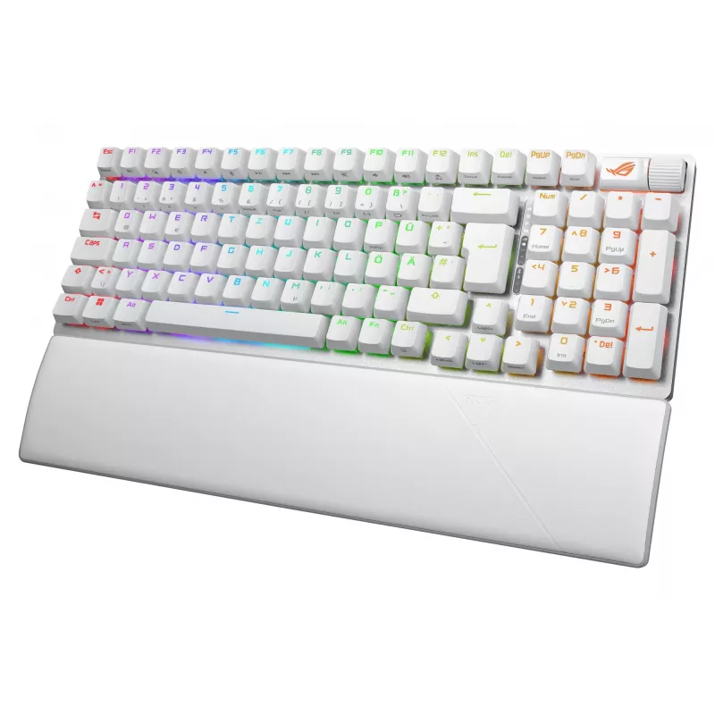 ASUS ROG Strix Scope II 96 Wireless πληκτρολόγιο Gaming USB + RF Wireless + Bluetooth QWERTZ γερμανικό λευκό