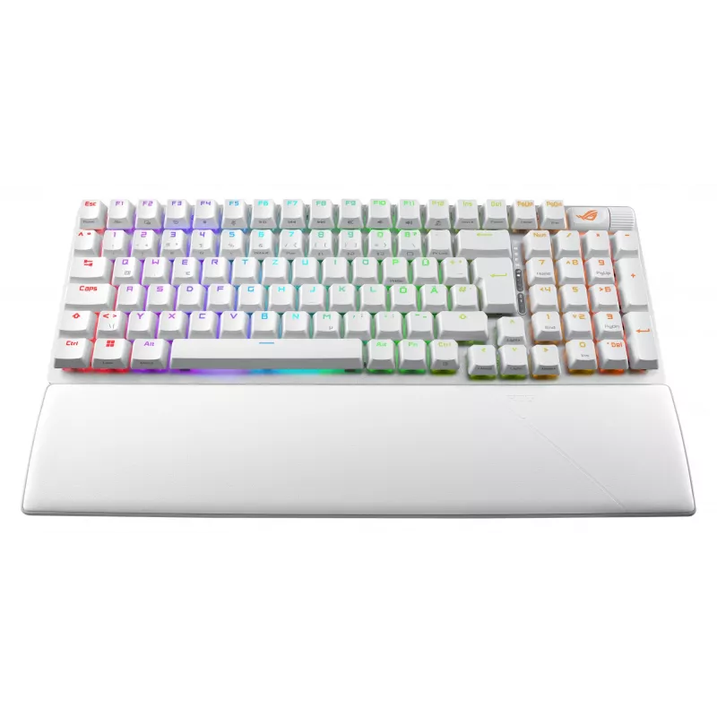 ASUS ROG Strix Scope II 96 Wireless πληκτρολόγιο Gaming USB + RF Wireless + Bluetooth QWERTZ γερμανικό λευκό