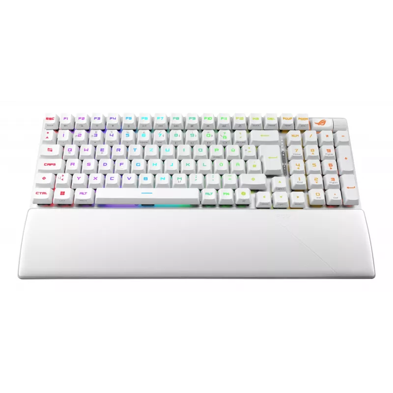 ASUS ROG Strix Scope II 96 RX Wireless πληκτρολόγιο Gaming USB + RF Wireless + Bluetooth λευκό