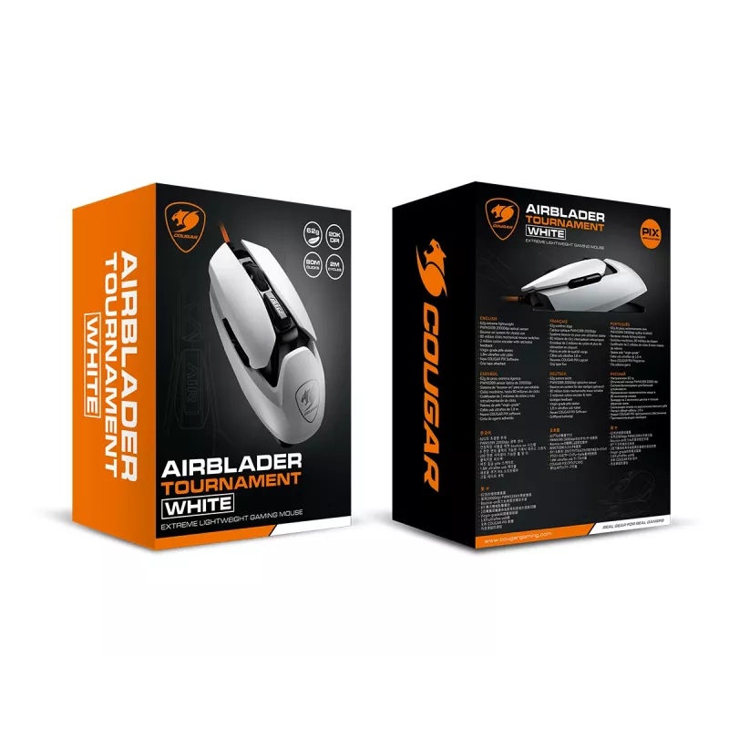 COUGAR ποντίκι gaming AirBlader Tournament, ενσύρματο, λευκό