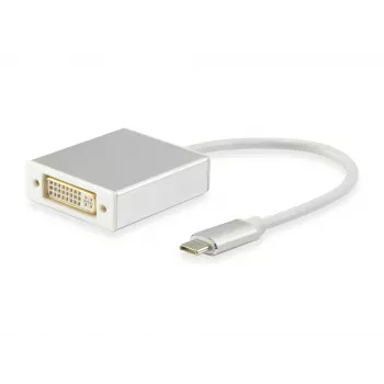 Αντάπτορας USB Type-C σε DVI-I Dual Link Equip 133453