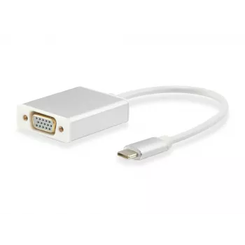 Αντάπτορας USB Type-C σε HD15 VGA Equip 133451