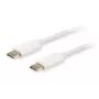 Καλώδιο Equip Platinum USB Type-C, 2 m, USB C, USB C, USB 3.2 Gen 2 (3.1 Gen 2), 10 Gbit/s, λευκό