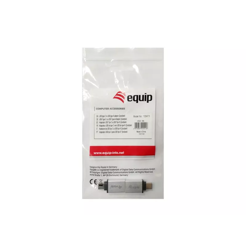 Προσαρμογέας USB Type-C σε USB Type-A Equip 133473