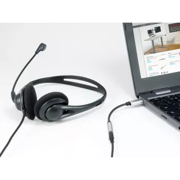Προσαρμογέας DAC ήχου Equip USB-C σε 3,5 mm