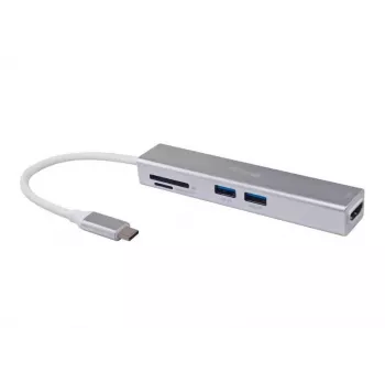 Πολυλειτουργικός προσαρμογέας Equip USB-C 5 σε 1
