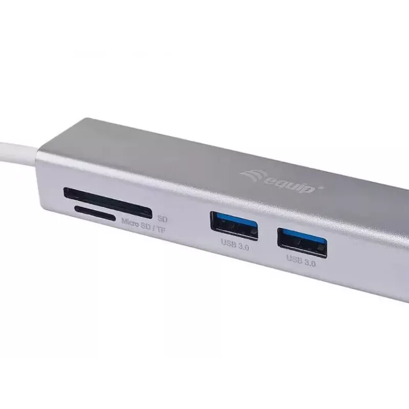 Πολυλειτουργικός προσαρμογέας Equip USB-C 5 σε 1
