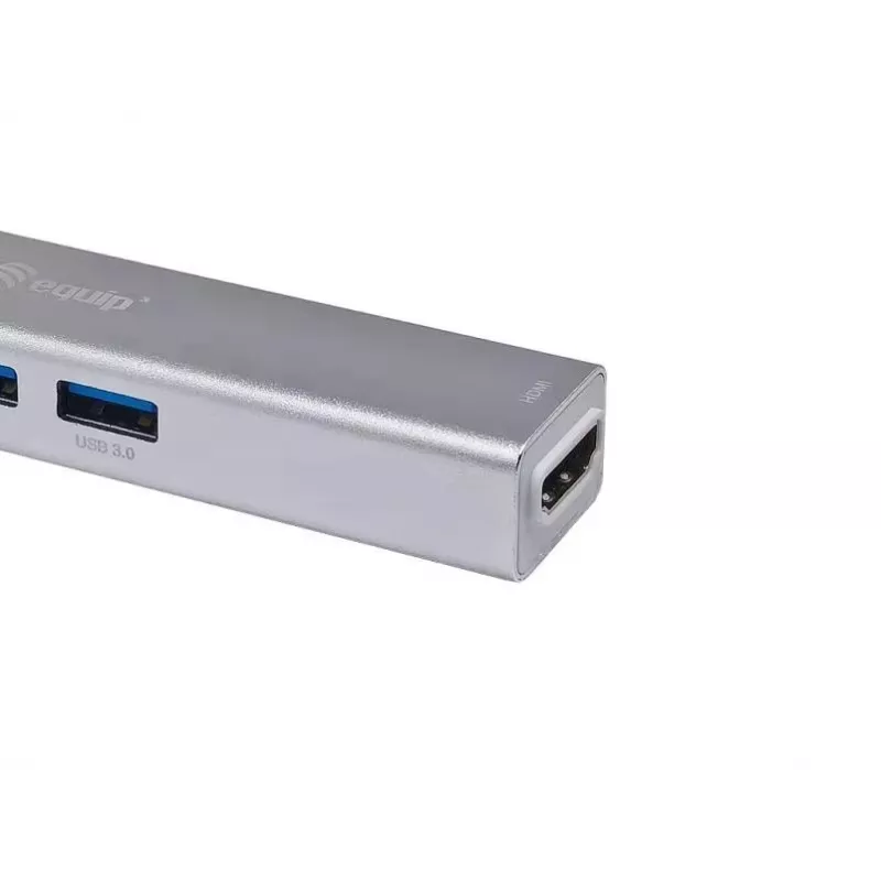 Πολυλειτουργικός προσαρμογέας Equip USB-C 5 σε 1