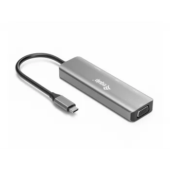 Προσαρμογέας Equip USB-C σε HDMI/DisplayPort/VGA/USB, USB Type-C, έξοδος HDMI, έξοδος DisplayPort, έξοδος VGA (D-Sub), 3840 x 2160 pixel