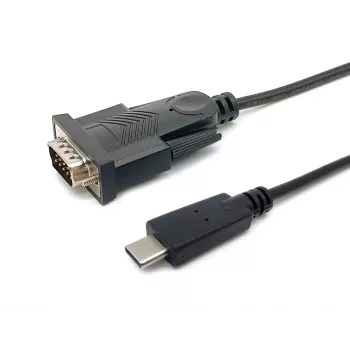 Καλώδιο Equip USB-C σε σειριακό DB9 M/M 1,5 m μαύρο