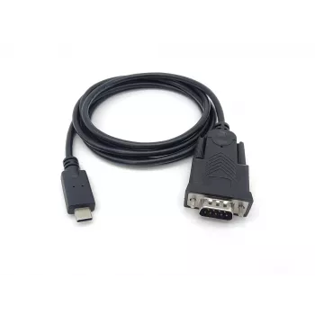 Καλώδιο Equip USB-C σε σειριακό DB9 M/M 1,5 m μαύρο