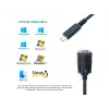 Καλώδιο Equip USB-C σε σειριακό DB9 M/M 1,5 m μαύρο
