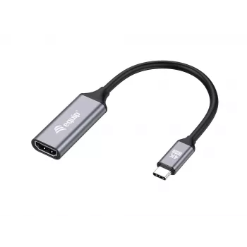Προσαρμογέας Equip USB-C σε HDMI 2.0, 4K/60Hz, 0,15 m, USB Type-C, HDMI, βύσμα αρσενικό, υποδοχή θηλυκή, ευθύς