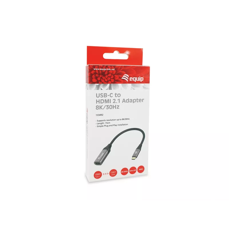 Προσαρμογέας Equip USB-C σε HDMI 2.1 8K 30Hz 0.15m