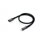 Καλώδιο επέκτασης Equip USB 3.2 Gen 2 C σε C, M/W, 0,5 m, 4K/60Hz, 10 Gbit/s