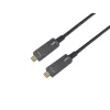 Ενεργό οπτικό καλώδιο Equip USB-C σε C, 10m, 4K/60Hz, βίντεο+δεδομένα+PD