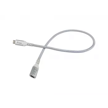 Καλώδιο επέκτασης Equip USB 3.2 Gen 2 C σε C, 0,5 m, M/F, 4K/60Hz, 10 Gbit/s, λευκό