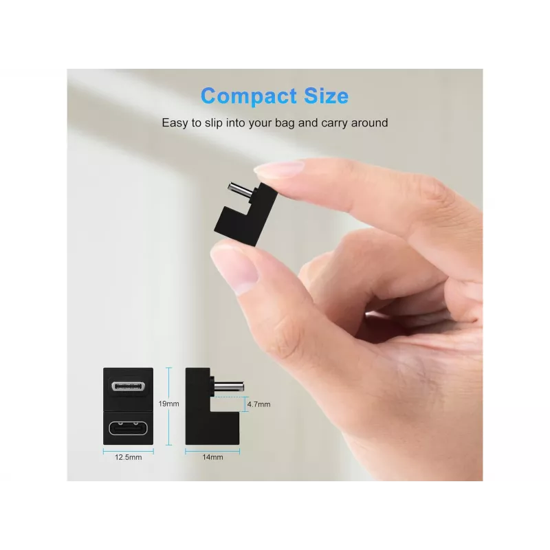 Προσαρμογέας USB-C με βύσμα U Equip 133476 10Gbps PD 100W συσκευασία 2 τεμ.