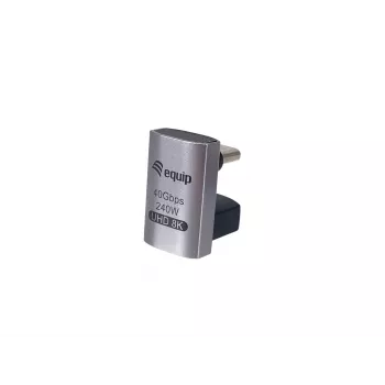 Προσαρμογέας USB 4 C-C με βύσμα U Equip 133477 40 Gbit/s PD 240 W συσκευασία 2 τεμ.