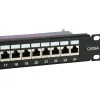 Patch panel Equip 24 θυρών Cat.6A θωρακισμένο