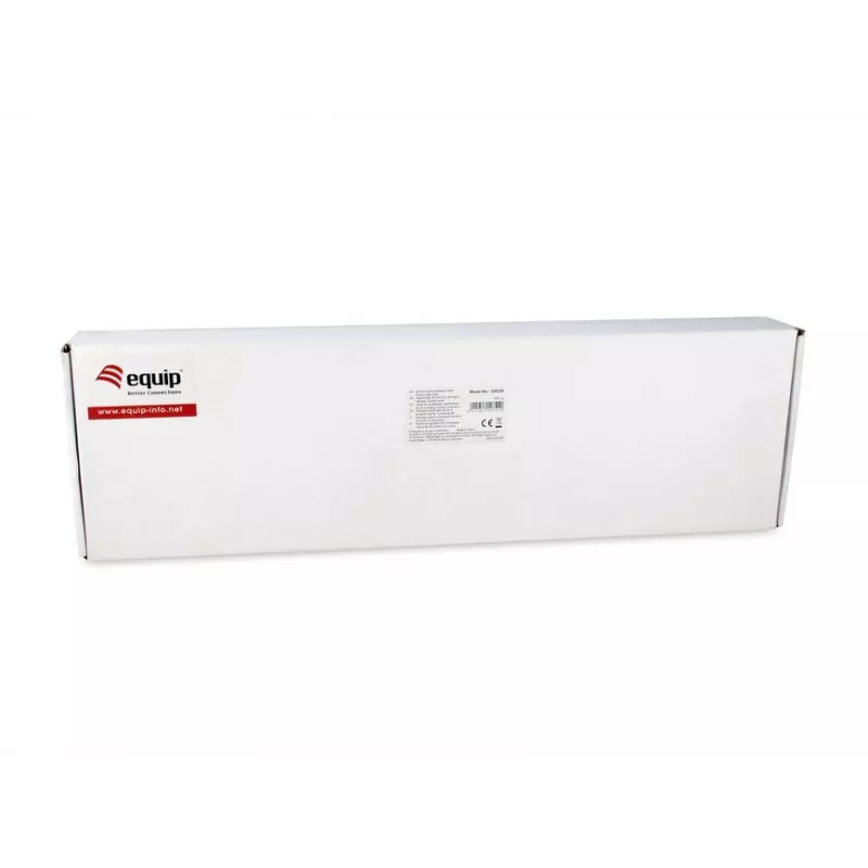 Equip 24-Port Cat.6 θωρακισμένο Patch Panel, ανοιχτό γκρι