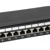 Equip 24-Port Cat.6 θωρακισμένο Patch Panel, ανοιχτό γκρι