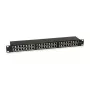 Equip 48-Port Cat.6 θωρακισμένο Patch Panel, μαύρο