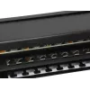 Equip 48-Port Cat.6 θωρακισμένο Patch Panel, μαύρο