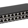 Equip 48-Port Cat.6 θωρακισμένο Patch Panel, μαύρο