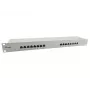 Equip 16-Port Cat.6 θωρακισμένο Patch Panel, ανοιχτό γκρι