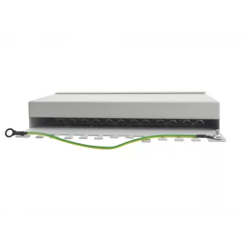 Equip 12-Port Cat.6 Patch Panel επιτραπέζιο, ανοιχτό γκρι, 10/100/1000Base-T(X), Gigabit Ethernet, 1000 Mbit/s, RJ-45, Cat6, 1U