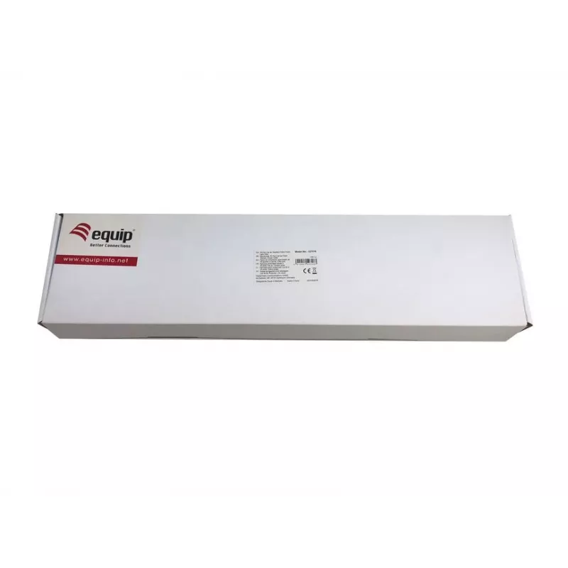 Equip 327316 Premium 16-Port Cat.5e θωρακισμένο Patch Panel, ανοιχτό γκρι