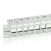Equip 24-Port Keystone Cat.6 θωρακισμένο Patch Panel, ανοιχτό γκρι