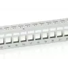 Equip 24-Port Keystone Cat.6 θωρακισμένο Patch Panel, ανοιχτό γκρι