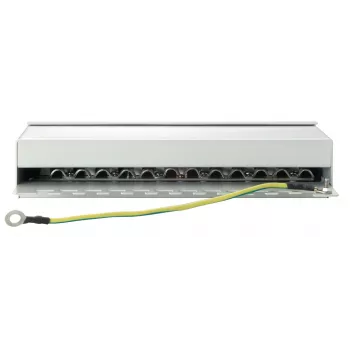 Equip 12-Port Cat.6 Patch Panel επιτραπέζιο, ανοιχτό γκρι