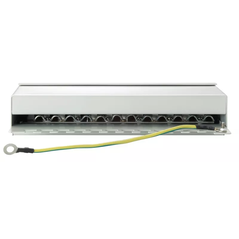 Equip 12-Port Cat.6 Patch Panel επιτραπέζιο, ανοιχτό γκρι