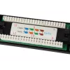 Equip 24-Port Cat.5e μη θωρακισμένο Patch Panel, μαύρο, Cat5e, τοποθέτηση σε rack, 1U, μαύρο, RoHS, CE