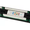 Equip 24-Port Cat.5e μη θωρακισμένο Patch Panel, μαύρο, Cat5e, τοποθέτηση σε rack, 1U, μαύρο, RoHS, CE