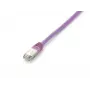 Equip Cat.6A Platinum S/FTP καλώδιο patch, 20 m, μωβ