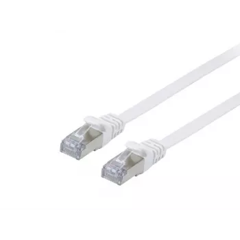 Equip Cat.6A U/FTP Επίπεδο Καλώδιο Patch RJ-45 1m Λευκό