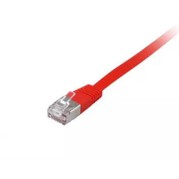 Equip Cat.6A U/FTP Επίπεδο Καλώδιο Patch RJ-45 1,0 m Κόκκινο