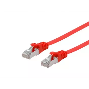 Equip Cat.6A U/FTP Επίπεδο Καλώδιο Patch, 10,0 m, Κόκκινο