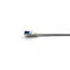 Equip Cat.6A S/FTP Patchkabel, γωνιακό σε ίσιο βύσμα, 2,0 m, λευκό