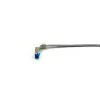 Equip Cat.6A S/FTP Patchkabel, γωνιακό σε ίσιο βύσμα, 5,0m, λευκό