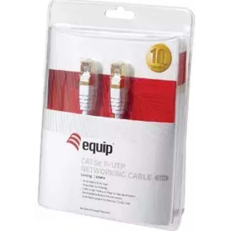 Καλώδιο δικτύου Equip Cat5e F/UTP RJ-45 10m λευκό