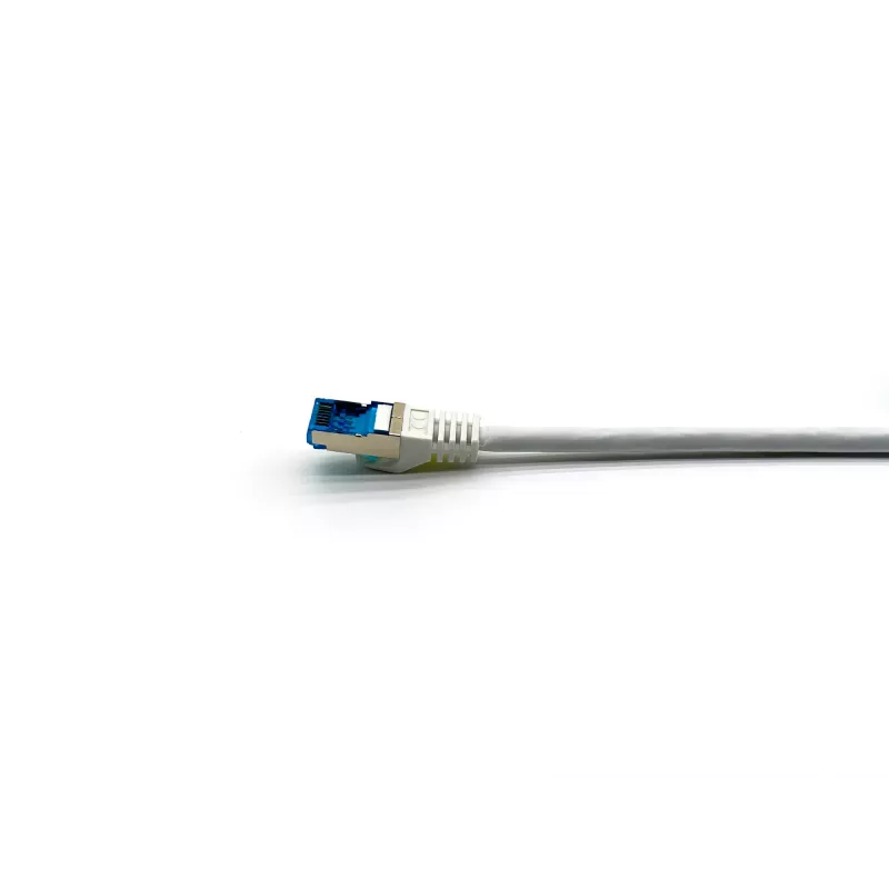 Equip Cat.6A S/FTP καλώδιο patch, γωνιακό σε ίσιο, RJ-45, 0,5 m, λευκό