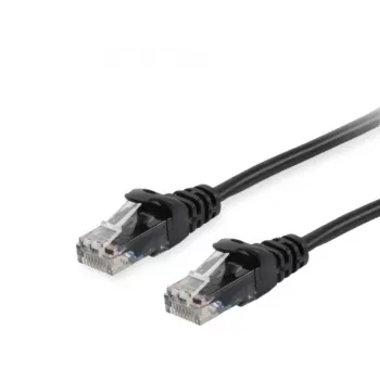 Equip Cat.6A U/UTP καλώδιο patch, 0,15 m, μαύρο, 0,15 m, Cat6a, U/UTP (UTP), RJ-45, RJ-45, μαύρο
